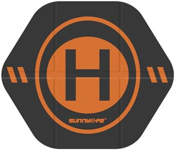 Faltschürze Landeplatz für DJI NEO/Mini4Pro, kleine Drohne, 35 cm (Orange)