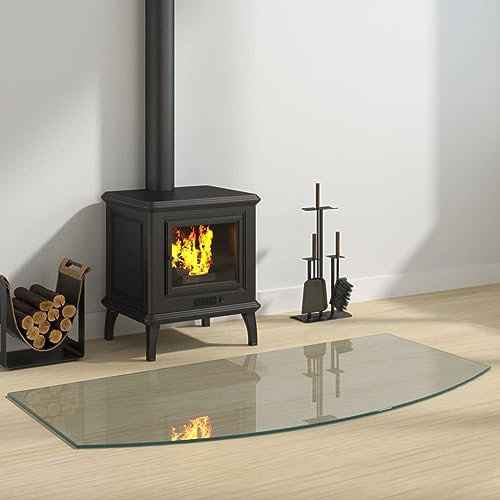 Muebles select-Fireplace - Placa de cristal (120 x 60 cm)