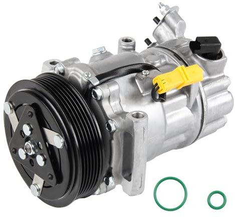 DOCAS Compressore aria condizionata 6453QJ 9659875780 compatibile per Citroën Berlingo B9 C3 Picasso C4 I C5 III DS3 Peugeot 207 WA WC 208 307 308 5008 PARTNER Tepee