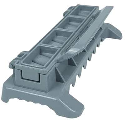 Barbecue Skewer Maker – Manual Kebab Press Mold | 29x12.7x9cm Reusable Skewer Grilling Tool for BBQ, Garden, Cafe, and Home, Professional Skewer Press for Perfect Kebabs