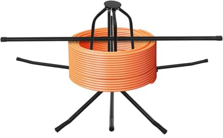 KiwiHood Heizungsrohrabroller, Professioneller Rohrhaspel-Abwickler aus Kohlenstoffstahl, Einstellbarer Rohrdurchmesser, Tragbar mit Segeltuchtasche, Maximale Tragfähigkeit von 200kg