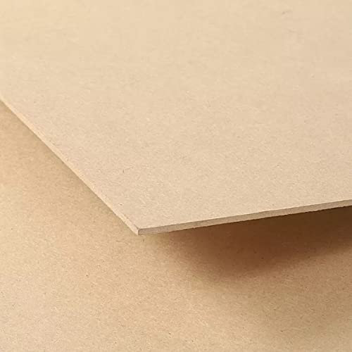 AtHaus 1x MDF Platte 3mm | Dünne Holzplatten zum Basteln | Ideal für Laser, CNC Router, Durchbrochenes, Laubsäge, Modellierung | Zuschnitte zur Auswahl: 80x80 cm