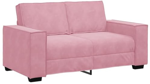 vidaXL 2-Sitzer-Sofa Rosa 160x78x84 cm Samt