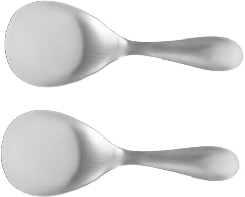 POPETPOP 2piezas Cuchara De Arroz De Acero Inoxidable Cucharas Prácticas y Para Servir Arroz Cocina Plateadas