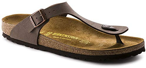 Birkenstock 043751 Gizeh mocca, Birkibuc Uomo, Brown EU 42