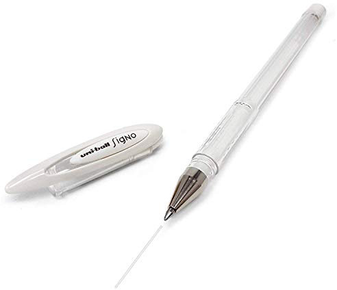 H DUPONT DUS0266C - Un Stylo signature Pointe fine Blanc - Crayon Pour Soie