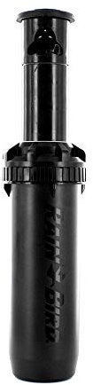 Rain Bird Aspersor emergente de 10 centímetros de turbina Modelo Falcon 6504 FC con Radio 0-360° y Alcance de 11,9 a 19,8 Metros, Color Negro, 5,1 x 5,1 x 21,6 centímetros (Referencia: B65311)
