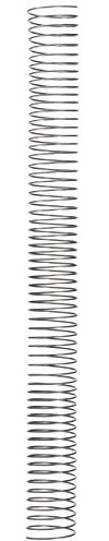 Fellowes ESP026 Spiralbindung, Metall, für Einband, 5:1, (59 Löcher), 26 mm 30 mm silber metallic
