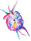 Boland 52381 – Broche hibiscus Taille unique Multicolore