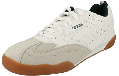 Hi-Tec Mens Trainers Squash Classic White/Dark Green Size 14