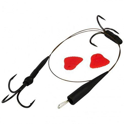 Fox Rage Predator Kwik Change Paternoster Trace Size 6 40lb 32cm Barbed (FRR002)