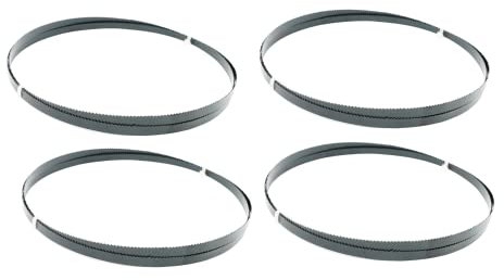 Dapetz ® 4 X 1425mm (56) Bandsaw Blades 14 TPI 6.35mm Wide X 0.35mm Thick Made from CS80 Carbon Spring Steel for Cutting Metal Plastic Wood