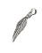 Charm-Anhänger tibetische Feder Sterlingsilber 20 mm PK1