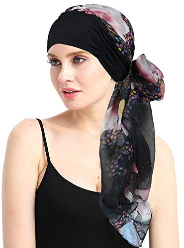 FocusCare Chemo Haare Turban für Krebs Frauen Kopf Wickeln schals Lange Haare perücke zubehör