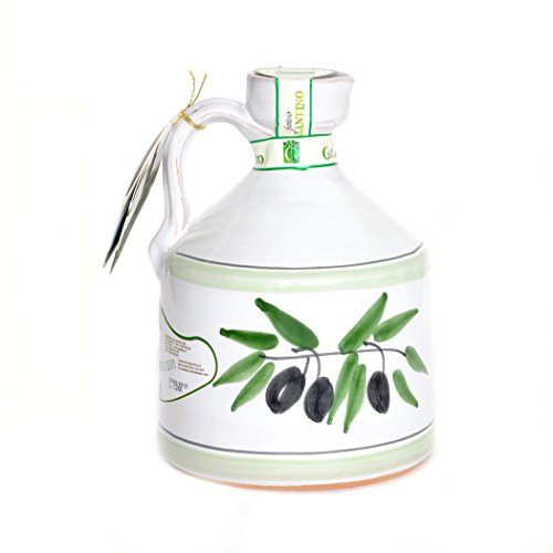 Cruche en Céramique Angel avec Huile Extra Vierge d'Olive 500ml