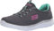 Skechers Summits, Zapatillas Mujer, Grey Anthracite Green, 38.5 EU
