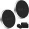 MOSUO Soporte Móvil Coche Iman, 2 Pack Iman Coche Móvil con 4 Placas Metal para Salpicadero/Pared, Soporte Teléfono Coche Magnético para iPhone/Samsung/Echo Dot/LG/GPS -Plata