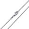 MATERIA 925 Silber Halskette für Frauen Herren - feine Ankerkette 1,2mm Kette 60 cm antik oxidiert K96-60