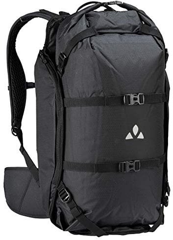 VAUDE 14296 Trailpack, Bikepacking-Rucksacksystem Sporttasche, 55 cm, 27 Liter, Black Uni