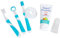 dentistar Baby Zahnpflege Starter Set (5-teilig) – Baby Zahnpflegeset mit Zahngel, Silikon Fingerzahnbürste – Zahnputzlernset ohne Mikroplastik & vegan – BPA & PVC frei