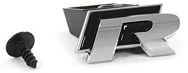 Volkswagen 5G0853948F Schriftzug R-Modell Facelift Kühlergrill Tuning Emblem