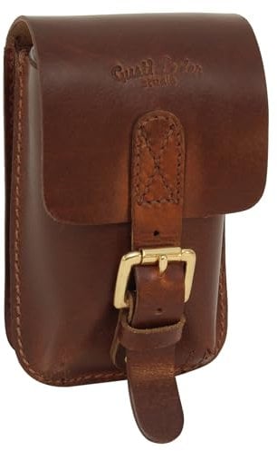 Gusti Gürteltasche Leder-Garen Bauchtasche Ledertasche Festivaltasche Vintage Braun Leder