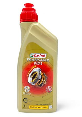 LUBRIALPHA - Olio Cambio Automatico | Transmax Dual SAE 75W | Fluido Sintetico per Doppia Frizione | 2x1L con Portachiavi Cavatappi