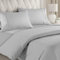 CGK Unlimited King Size Bedding Set Grey - Kingsize Duvet Cover Set 3 PCS With Pillowcases - Ultra Soft Anti Allergic Non Iron Luxury Microfiber