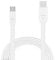 Aiivioll UE Boom Câble de charge USB plat de rechange pour haut-parleur, câble de données, compatible avec haut-parleur sans fil Logitech UE Boom2/Boom3/Megaboom/Miniboom/Roll (blanc)