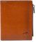 Solo Pelle® Slim Wallet KOMPA mit Münzfach [bis zu 13 Karten] Slimwallet [RFID-Schutz] Kartenetui [Leder] Smart Wallet für Männer und Damen (Cognac Braun)