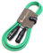 VisioSound Premium Microphone Lead Male XLR to Female XLR/Pro Noiseless Balanced Cable (3m, Green)