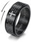 IMINI Inspirierende Bibelversen Christlicher Jesus Christus Lord Gebet Stressabbau Spinner Fidget Ring für Männer Frauen Angst Finger frei drehen Edelstahl Geburtstag Valentinstag Geschenke, Metall,