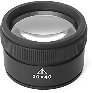 CAPXXIN Lupe 30×40 Optik Lupe Metalllupe Juwelier Münzen Briefmarken Lupe Linse R9JC Needed