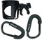 Spar Set - Babies1st Getränkehalter Kinderwagen, Schraubklemme mit Anti-Rutsch Einsatz + große Karabiner 14 cm (2 St.)