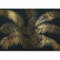 murando PREMIUM Papier peint Feuilles Feuillage tropical 350x256 cm Décoration Murale XXL Poster Tableaux Muraux Tapisserie Photo Trompe l'oeil Palmier or noir b-A-0910-a-d