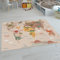 Paco Home Kinderteppich Teppich Kinderzimmer Spielteppich Junge Mädchen Modern rutschfest, Grösse:240x340 cm, Farbe:Beige 2