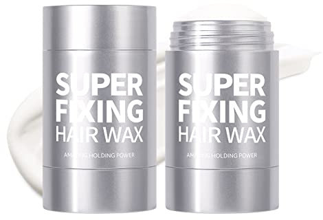 Haarwachs-Stick für Haare Slick Stick für Haare, nicht fettende Styling Wachs Haar Pomade Stick Slick zurück Haar Stick Sleek Finish Styling Wachs Stick für Flyaways und Rand Frizz Haar