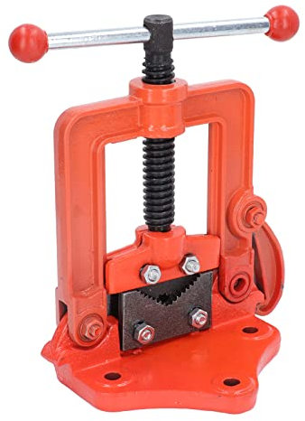 Morsa per Tubi per Impieghi Gravosi, Morsa per Giogo da Banco Forgiato, Morsa Idraulica per Tubi Infila per Tubi di Fissaggio, Tipo a Morsetto, Adatta a Tubi da 12,7 Mm a 110 Mm,