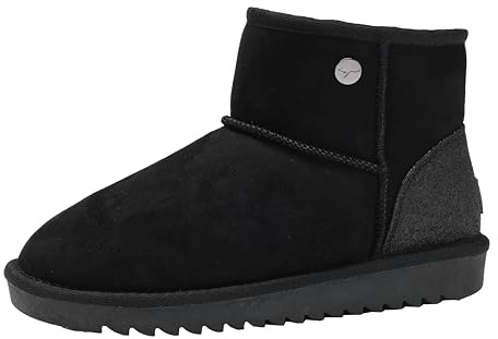 KangaROOS Unisex Kinder K-uk Holy Schneestiefel, Jet Black, 30 EU