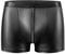 Herren-Pants Latex ähnliche Herren Shorts Herren Boxershorts Leder Optik Wetlook sexy Unterwäsche Erotische Boxershorts für Herren Sexy wetlook männer slip Schritt Ouvert Shorts mit Reissverschluss