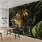 Papier Peint Panoramique Tigre Animal 250x175 cm Poster Geant Mural, pour Salon Chambre Chambre D'enfants Restaurant Décoration Murale