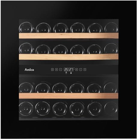 Amica WK 341 215 S Einbau-Weintemperierschrank, Anzahl Bordeauxflaschen (0,75 l): 26