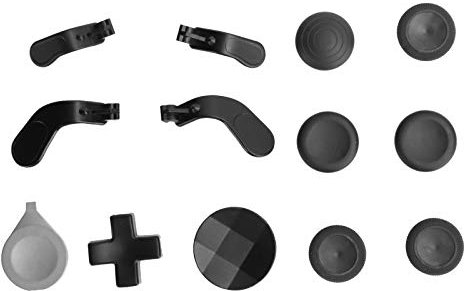 Mtlavishness Accessorio di ricambio per gamepad Elite Series 2 dorato (nero)