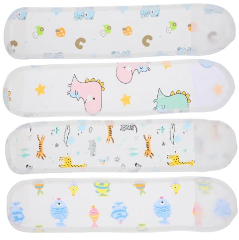 FOMIYES Ceinture Abdominale en Coton pour Bébé Motifs Cartoon Mignons, Tissu Doux et Respirant, Taille Ajustable, Enveloppe Ventrale Portable pour -né le Froid