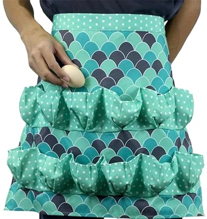 Egg Collecting Apron, Gift for a Chicken Lover, Chicken Gift