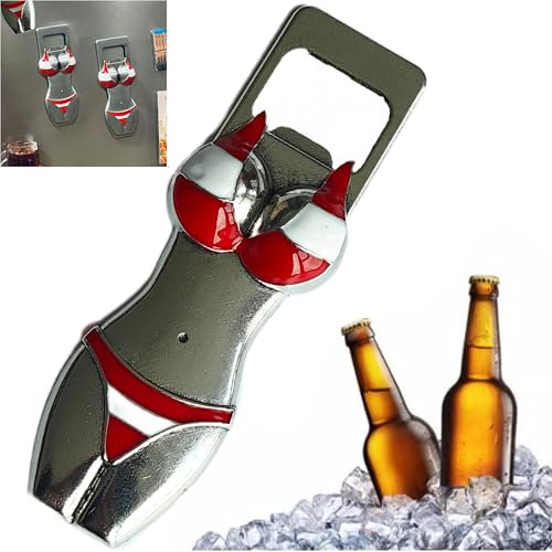 Syiyunran Apribottiglie Portatile Per Birra - 1 pezzo, Lega, 10x3 cm, Originalità Torso Bikini Gadget Cavatappi, Regalo di San Valentino, Regali Natale, Regalo Uomo Compleanno