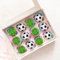 24 x PRECUT Football Themed Pitch Ball Cupcake Topper Edible Wafer Paper Cake Toppers Decoration