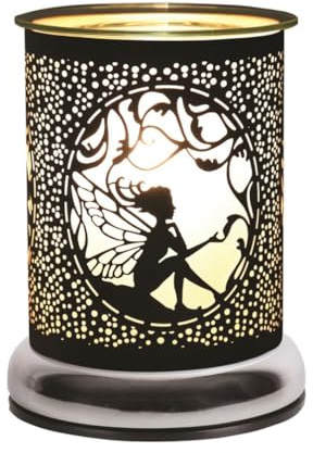 Aroma Black Sitting Fairy Touch Electric Wax Melt Warmer