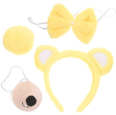 ROMISBABA -tête En Faux Ours Accessoires De Costume Pour Adultes Pour Fêtes Cosplay Déguisements