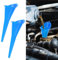 2PCS Oil Funnel,Oil Change Funnels, Universal Fuel Funnel with Long Neck, Multi-Function Engine Oil Funnel for Filling Oils Gas Lubricants Water Diesel and Fluids (Blue)
